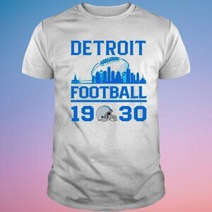 NFL Detroit Lions Football Team Graphic T-Shirt NFL Sports Fan Casual Pride Tee